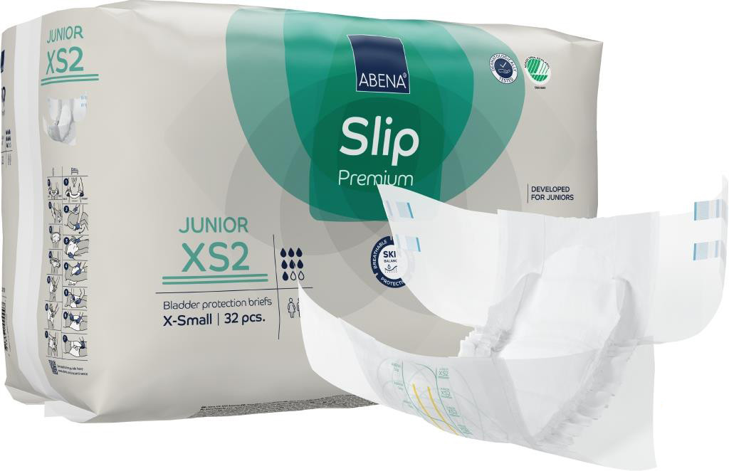 Abena Slip Premium Junior XS2 pieluchomajtki na rzep dla dzieci